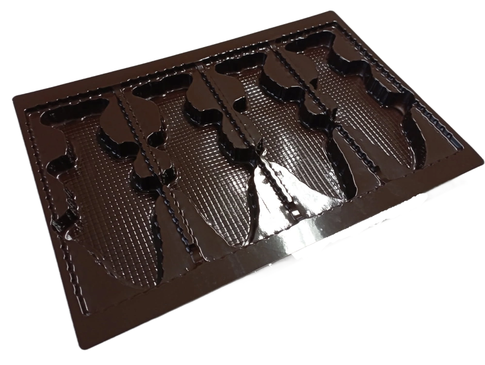 Plateau de thermoformage pour contact alimentaire